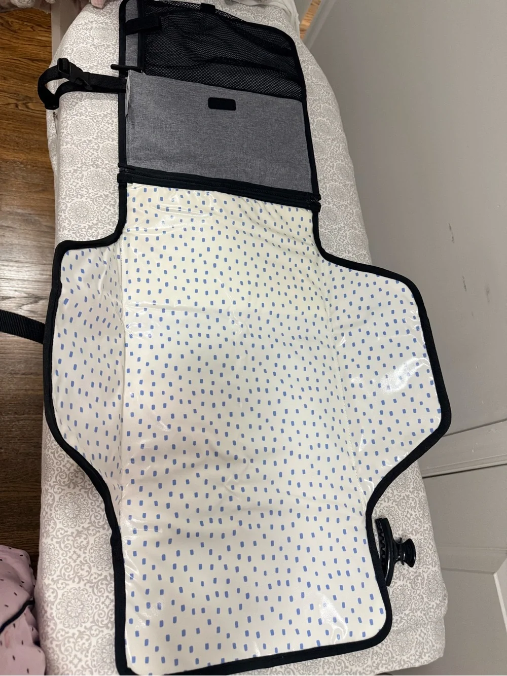 Skip Hop Gray and Black Men's Laptop Organizer Bag